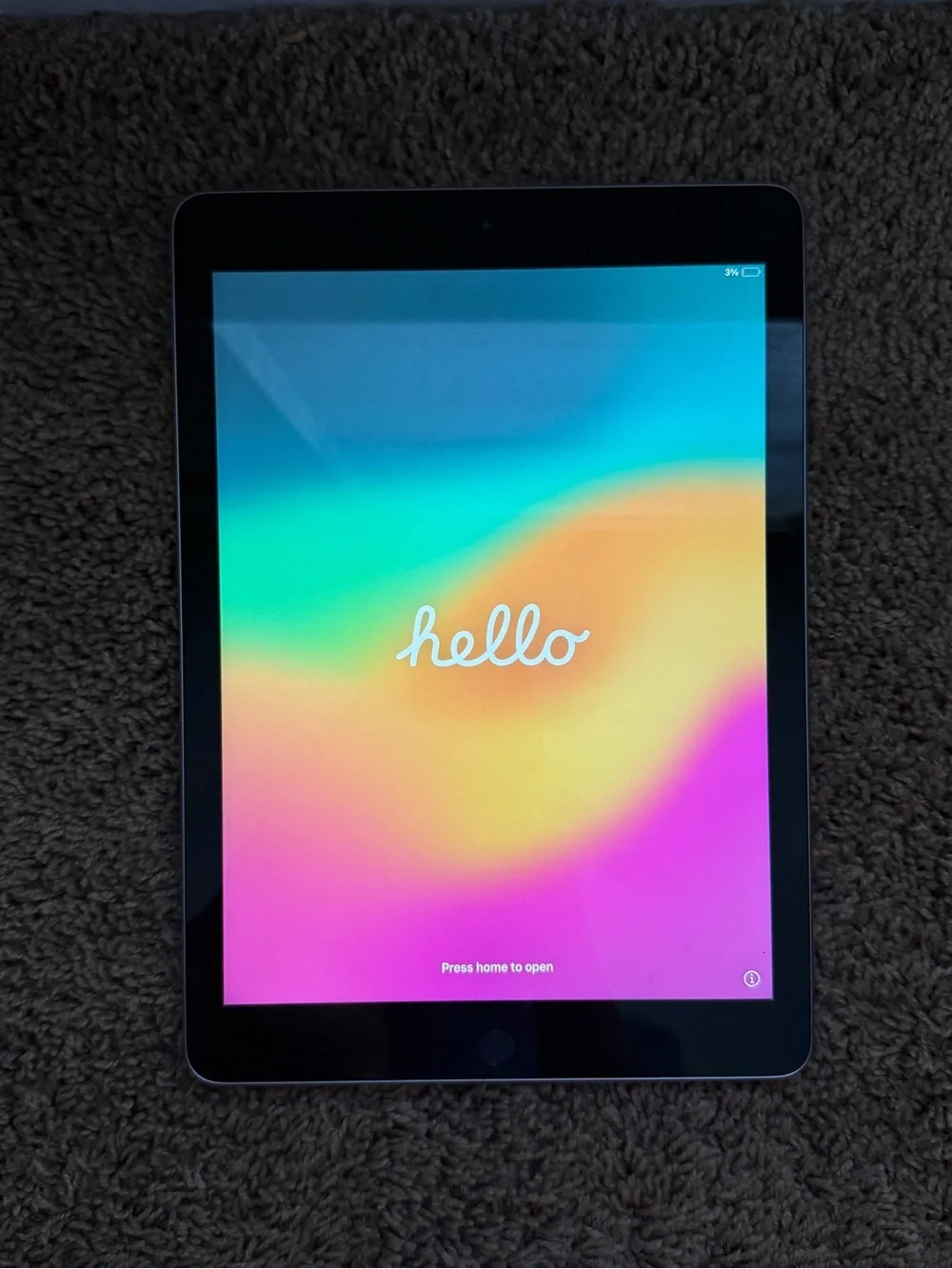 Apple iPad 6th Generation Tablet - 128GB - Black Front, Silver Back